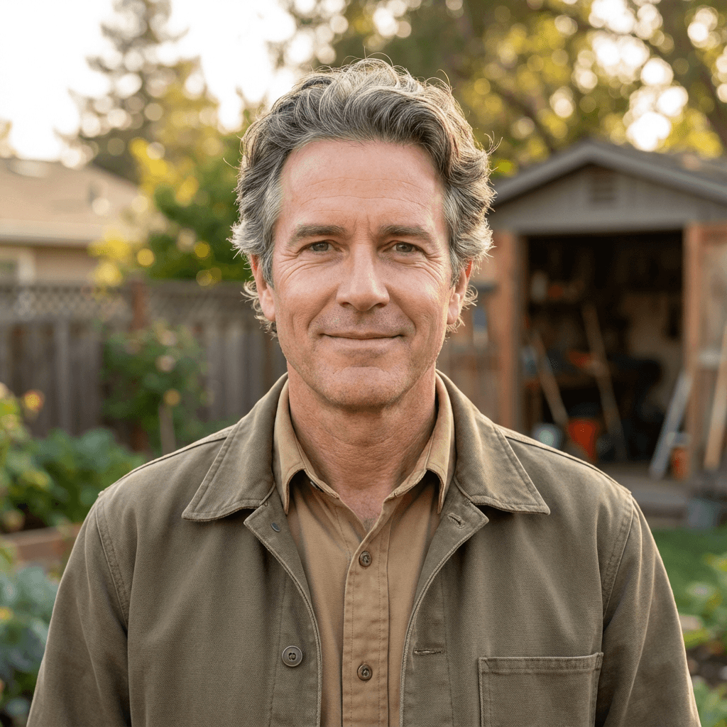 James L., father and son mentorship moment