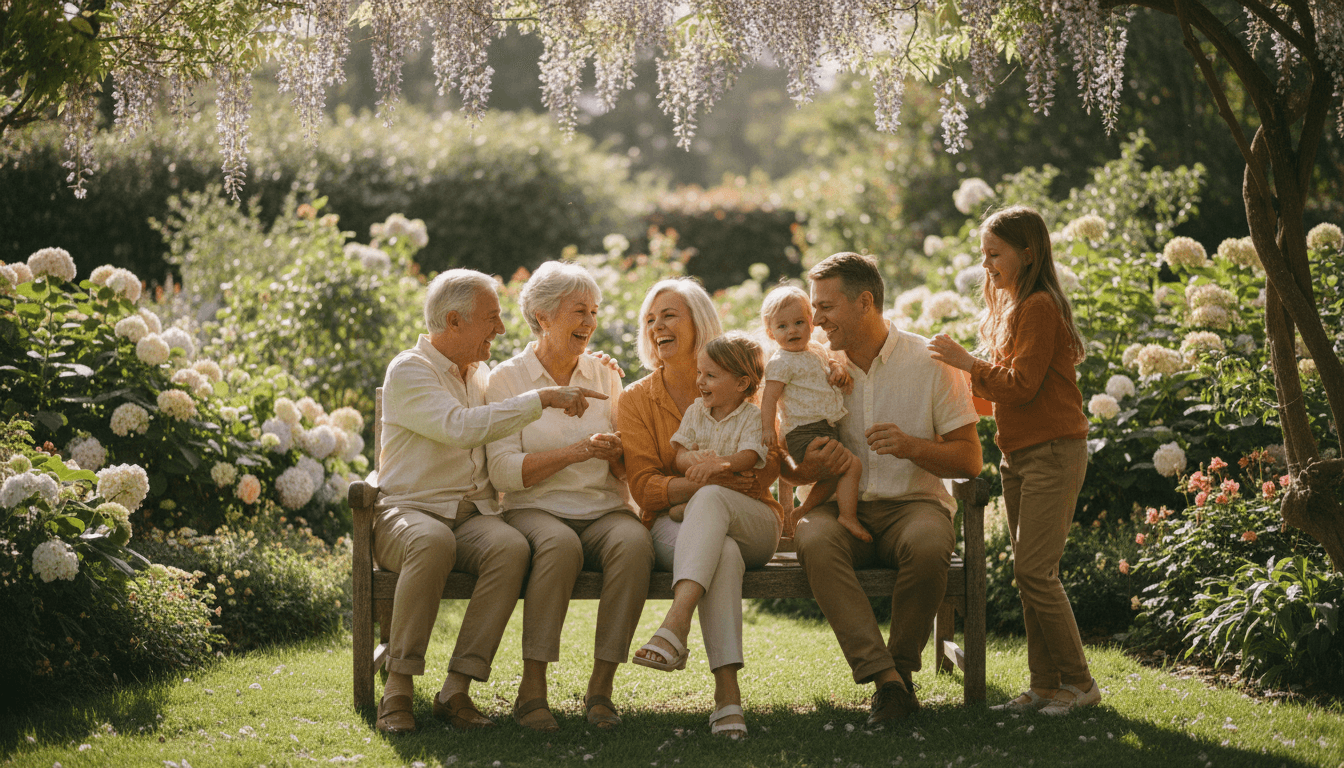 Dad community group posing together outdoors